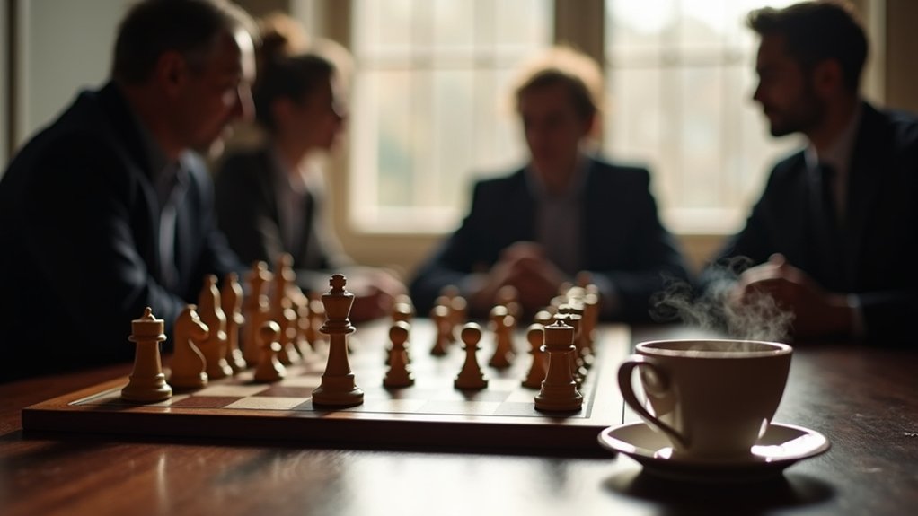 talking affects chess focus
